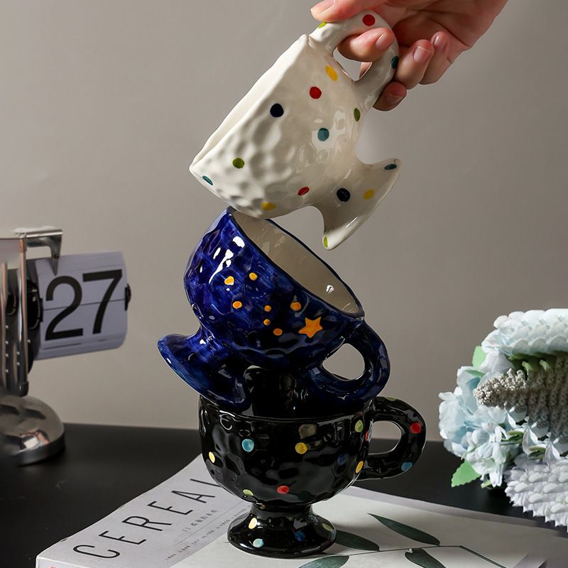 Creative Underglaze Coffee Mug & Goblet - 2