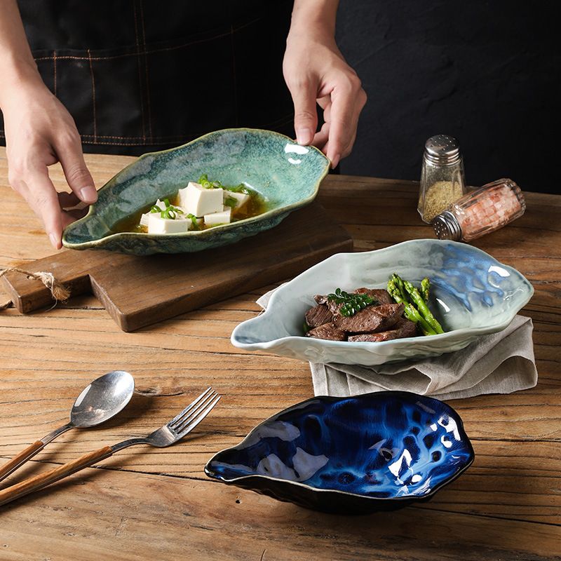 Creative Oyster Shaped Sushi Sashimi Sauce Plate