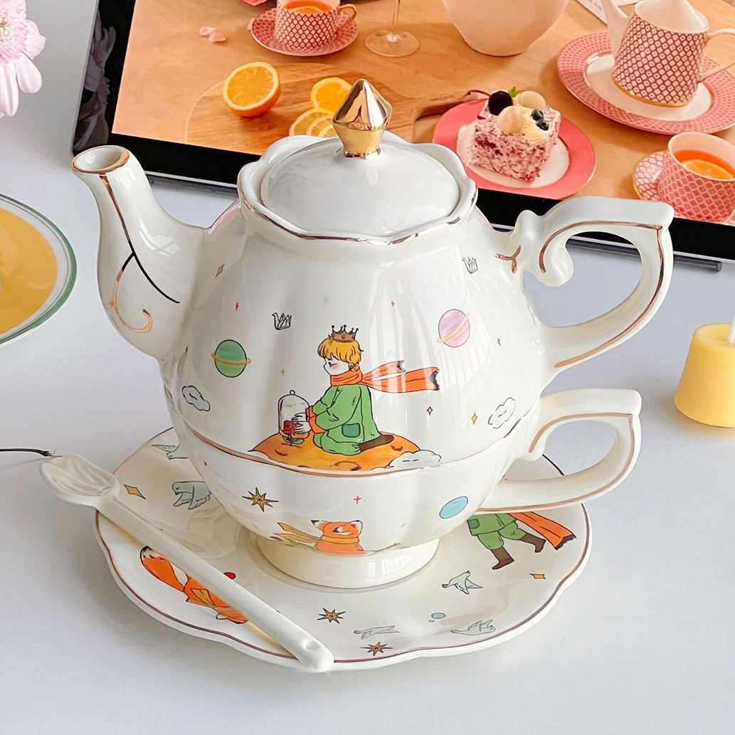 Lovely Drinkware Gifts - The Little Prince Stacking Tea-for-One Set