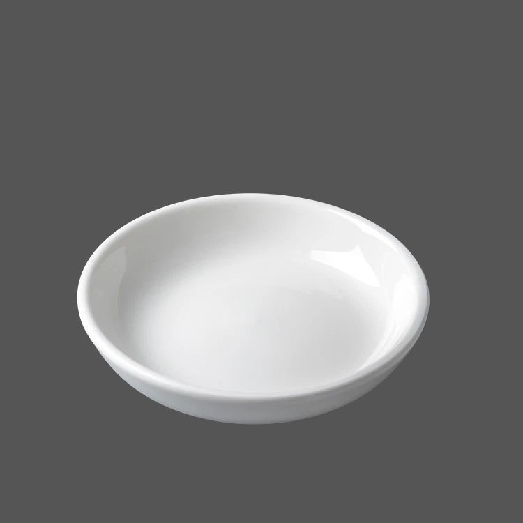Pure White Ceramic Sauce Dish - X011326
