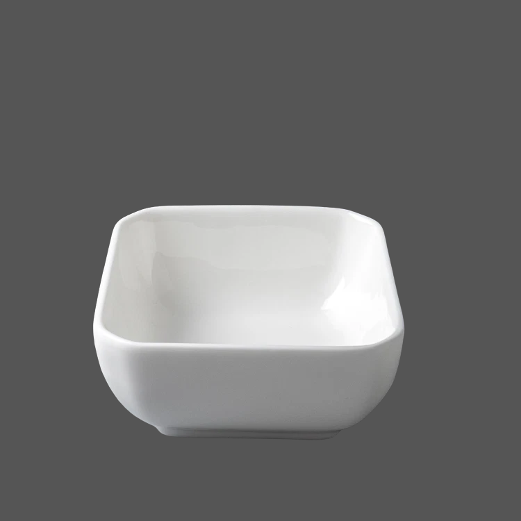 Pure White Ceramic Sauce Dish - X011301