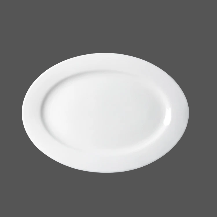 Pure White Ceramic Plate - X011005
