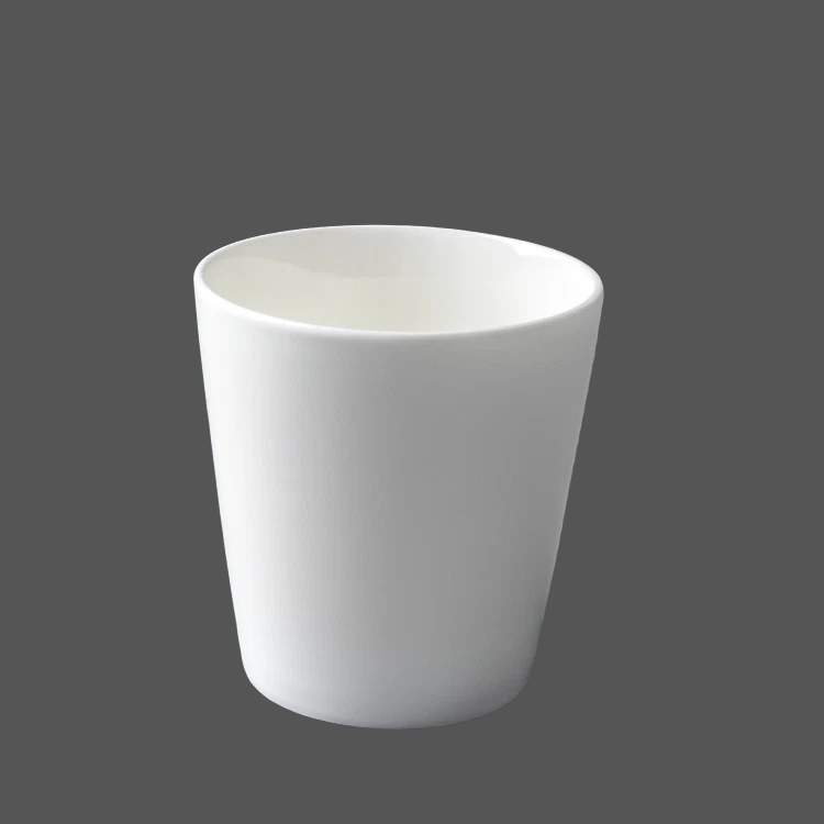 Pure White Ceramic Cup - X011435