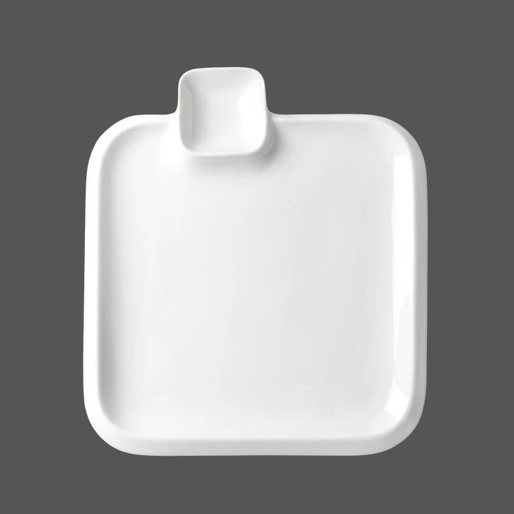 Pure White Ceramic Plate - X011032
