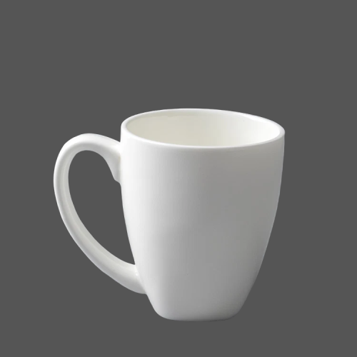 Pure White Ceramic Cup - X011422