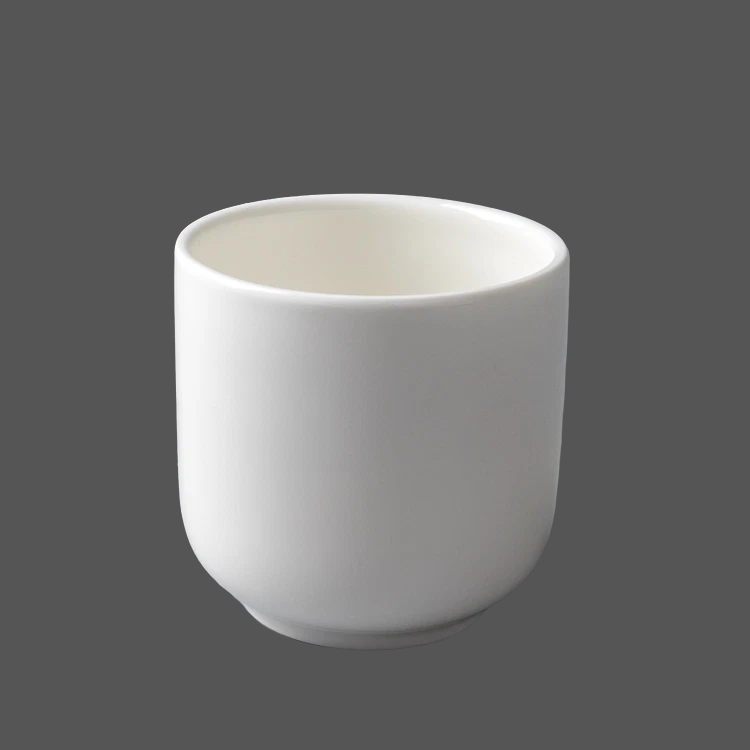 Pure White Ceramic Cup - X011398