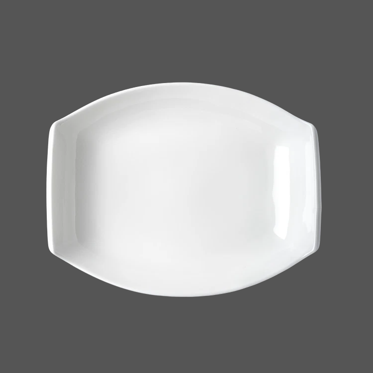 Pure White Ceramic Plate - X011088