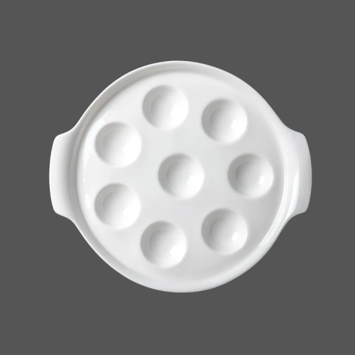 Pure White Ceramic Plate - X011145