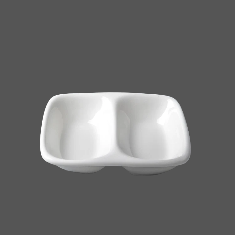 Pure White Ceramic Sauce Dish - X011300