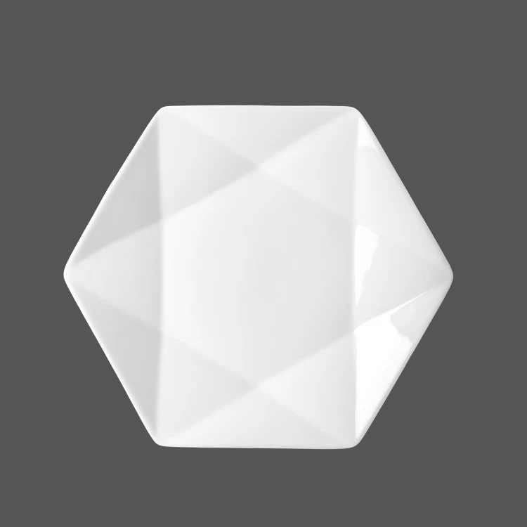 Pure White Ceramic Plate - X011061