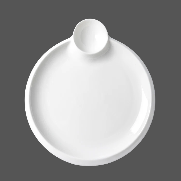 Pure White Ceramic Plate - X011033