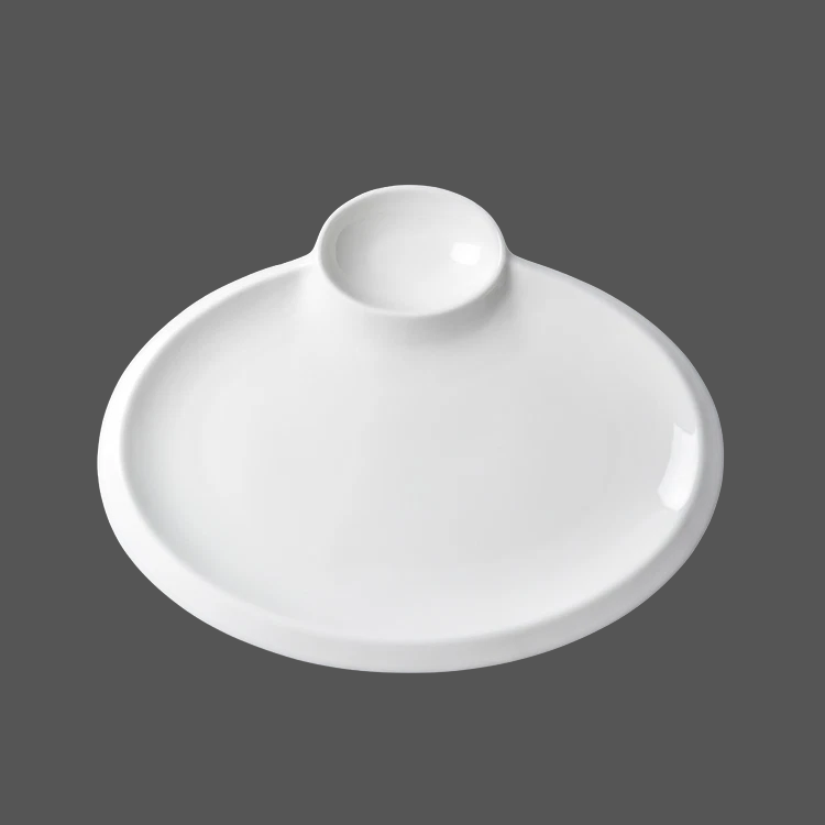 Pure White Ceramic Plate - X011074
