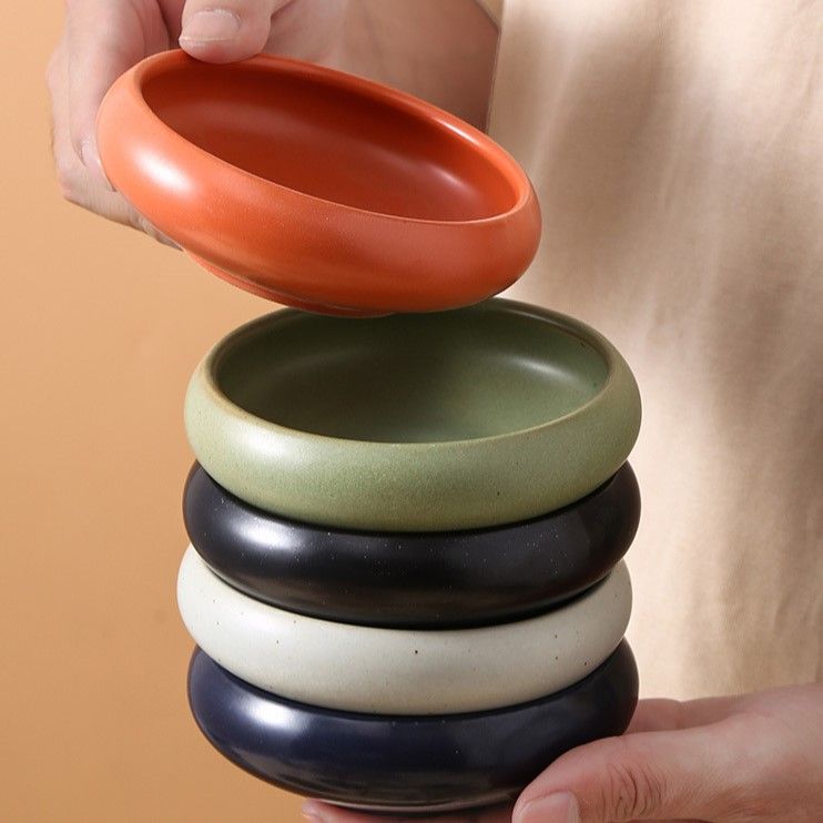 Art Tableware Set - Japanese Snack Plate Rice Kimchi Bowl