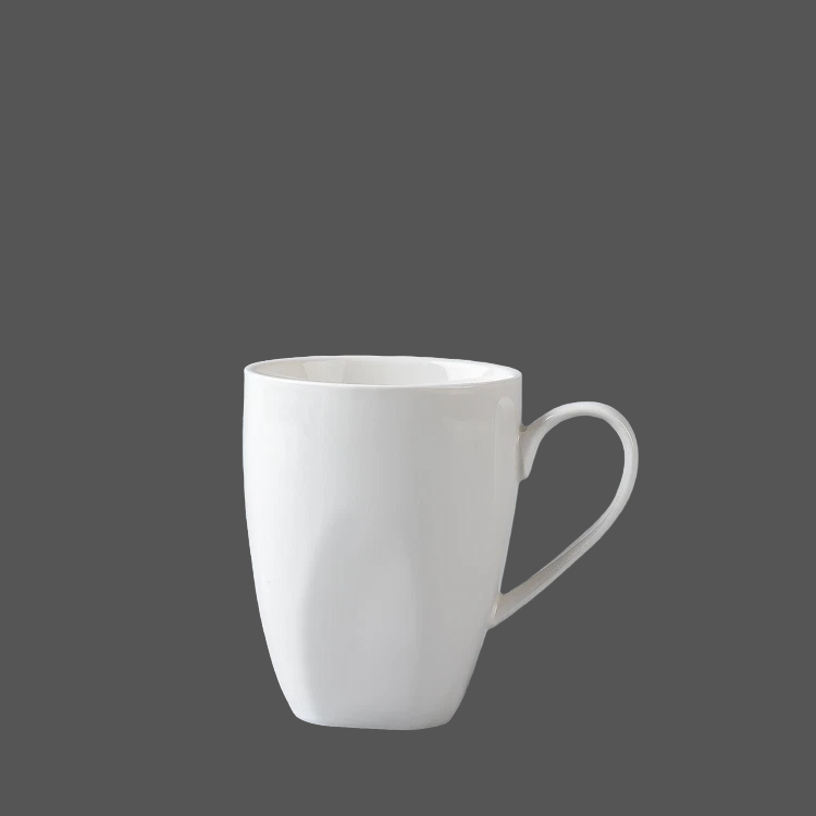 Pure White Ceramic Cup - X021351