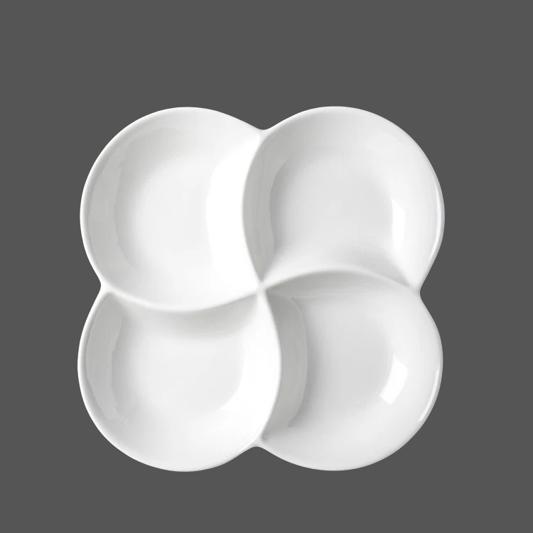 Pure White Ceramic Plate - X011021