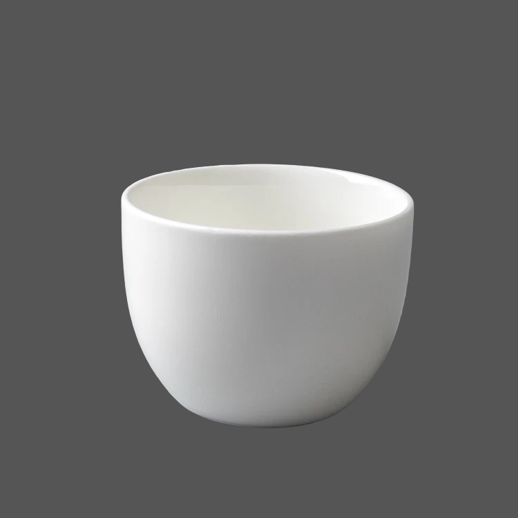 Pure White Ceramic Cup - X011452