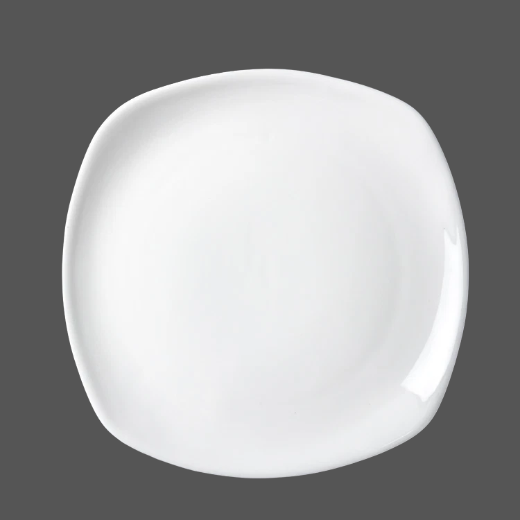 Pure White Ceramic Plate - X011077