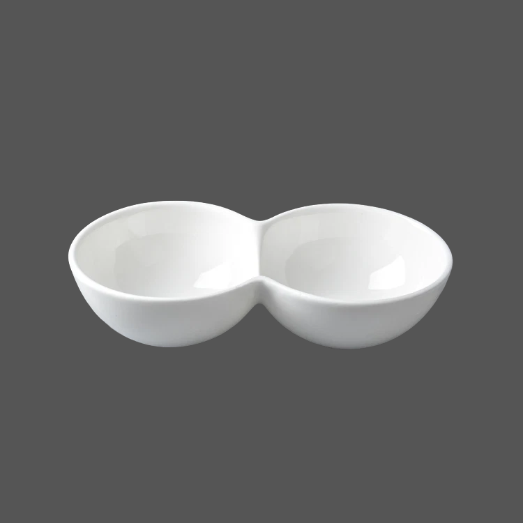 Pure White Ceramic Sauce Dish - X011331