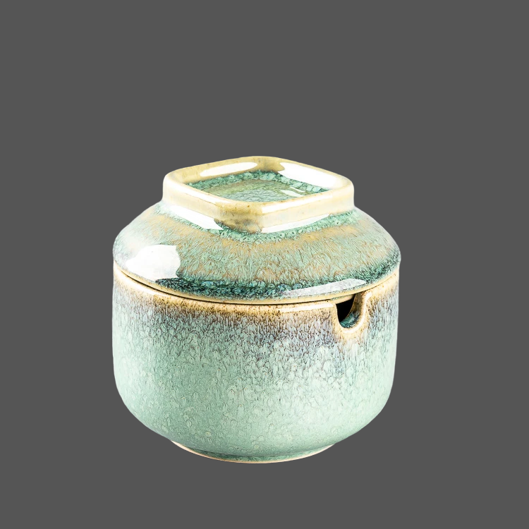 Pure White Ceramic Sugar Pot - X031763