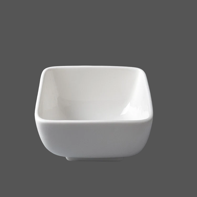 Pure White Ceramic Sauce Dish - X011335