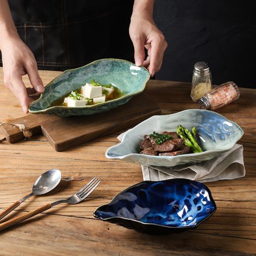 Creative Oyster Shaped Sushi Sashimi Sauce Plate
