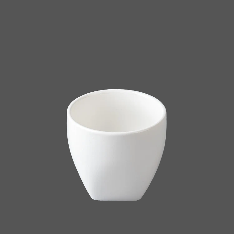 Pure White Ceramic Cup - X021344