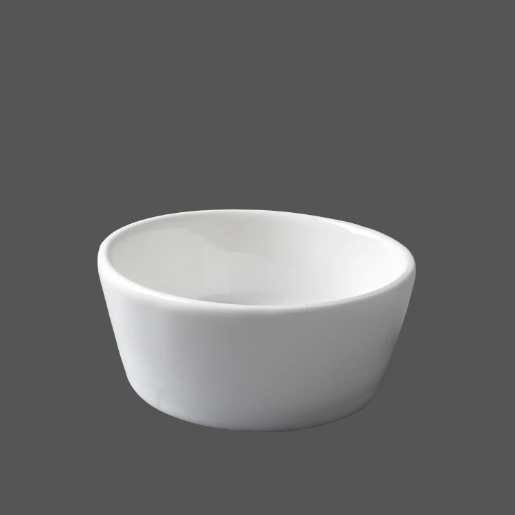 Pure White Ceramic Sauce Dish - X011327