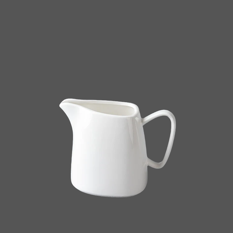 Pure White Ceramic Milk Pot - X022894