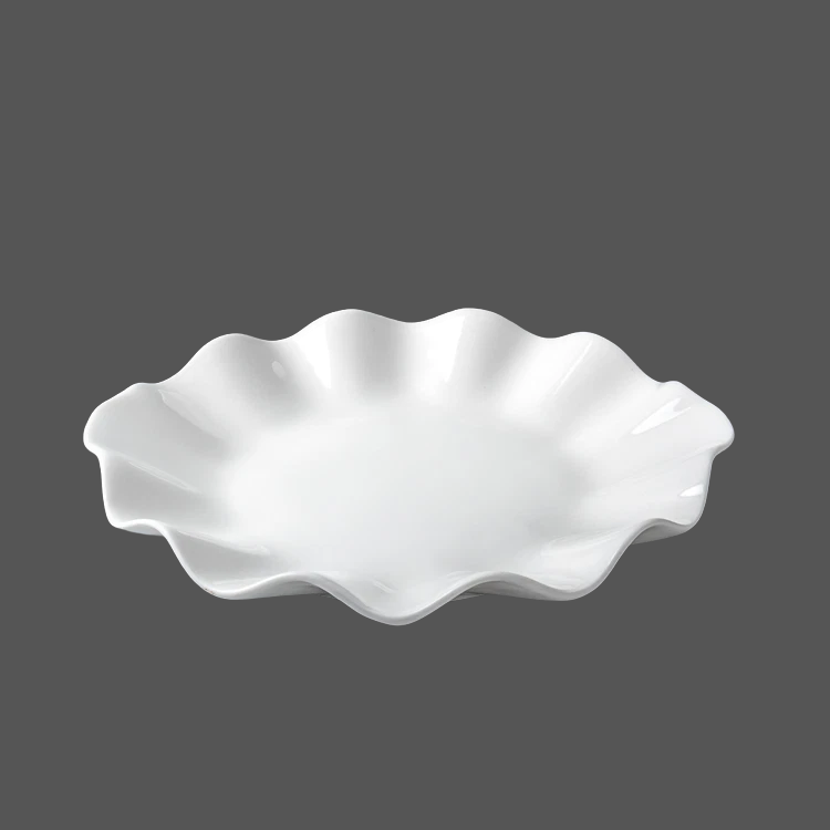 Pure White Ceramic Plate - X011020