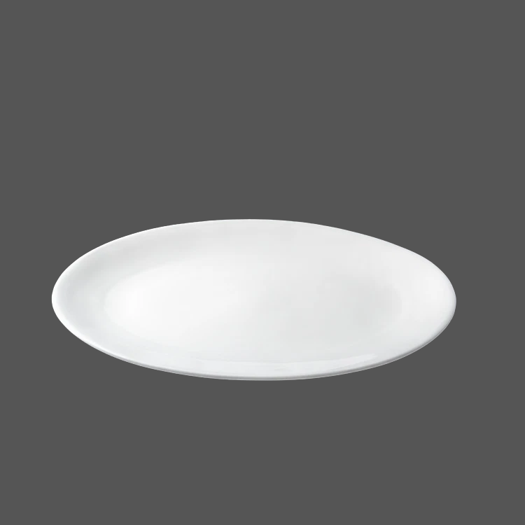 Pure White Ceramic Plate - X011006
