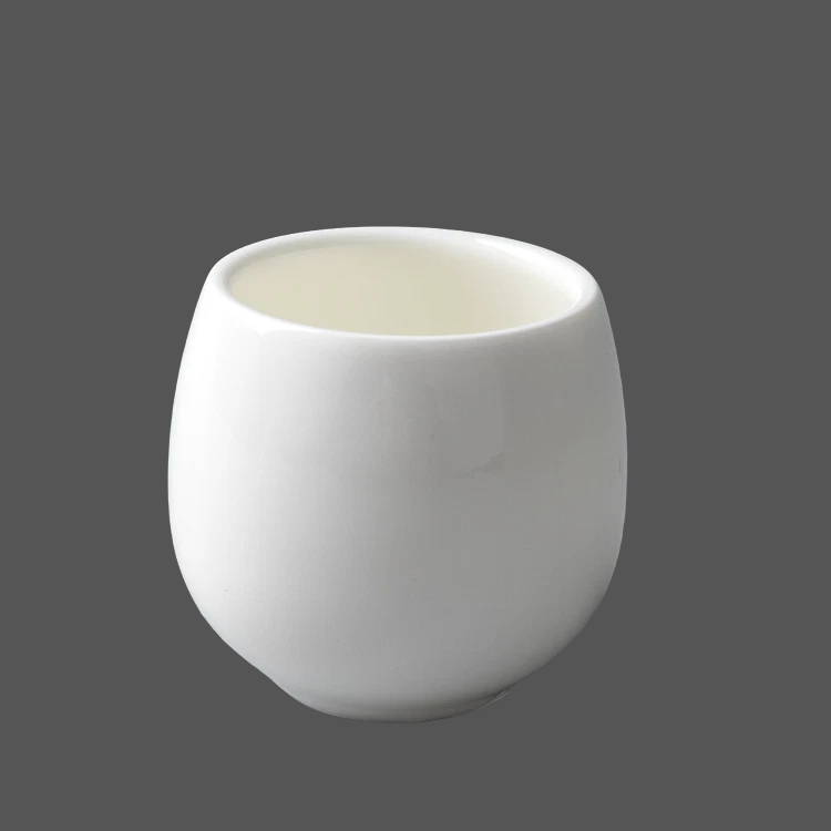 Pure White Ceramic Cup - X011406