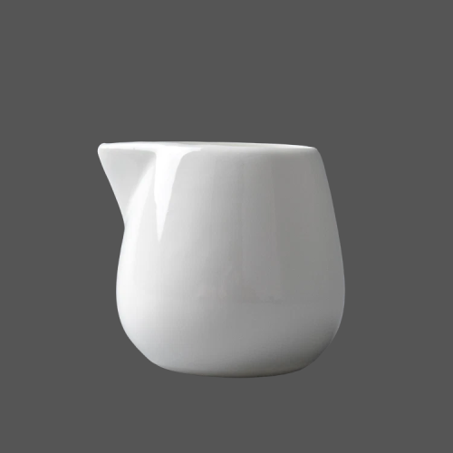 Pure White Ceramic Milk Pot - X011385