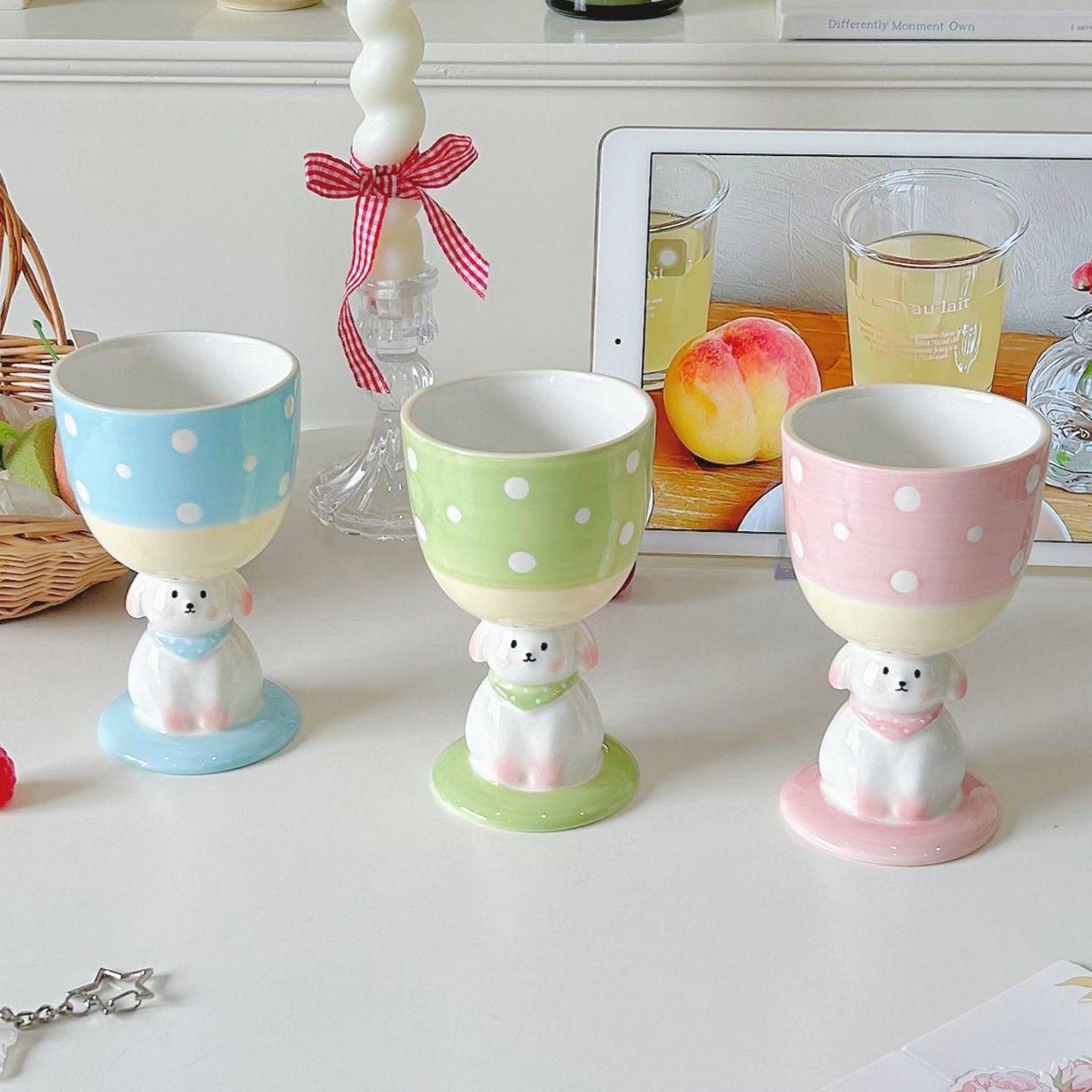 Lovely Drinkware Gifts - Cute Puppy Dessert & Ice Cream Goblet