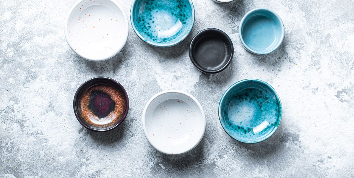 Vibrant Kiln-glazed Ceramic Tableware