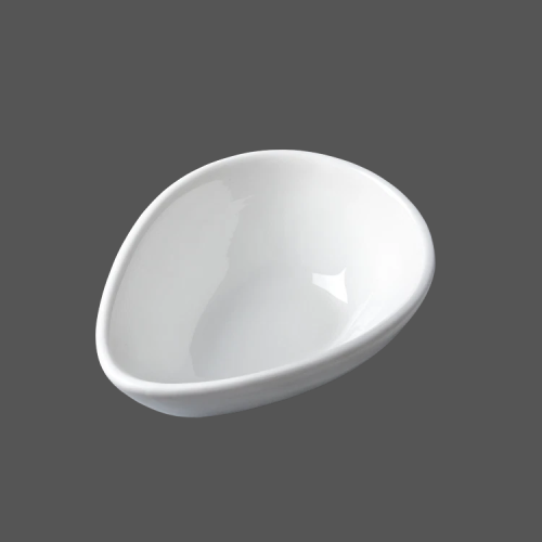 Pure White Ceramic Sauce Dish - X011317