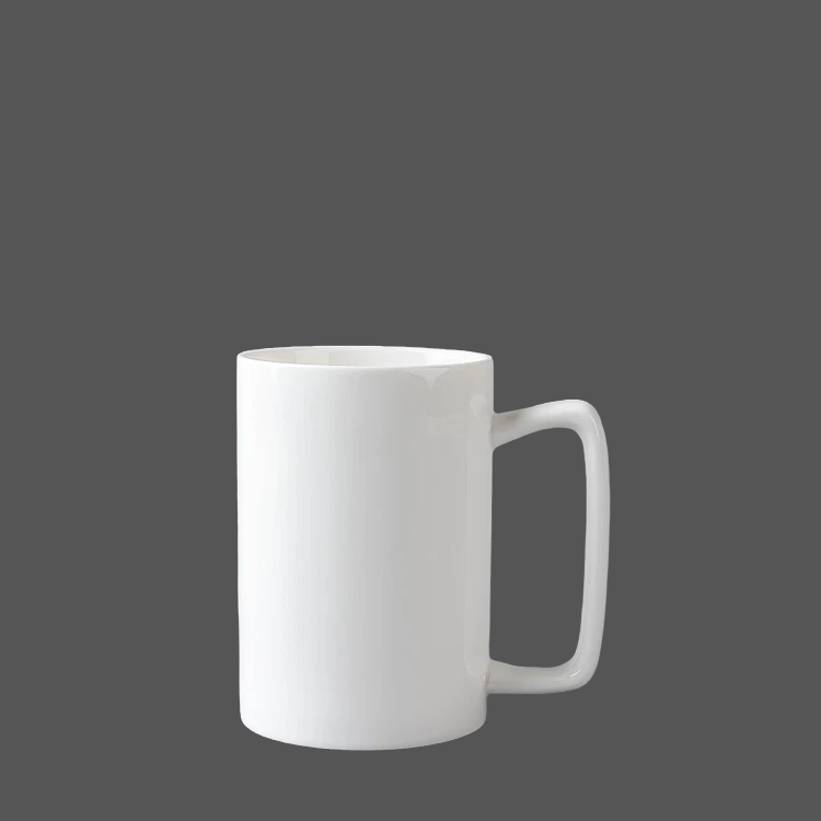 Pure White Ceramic Cup - X021376