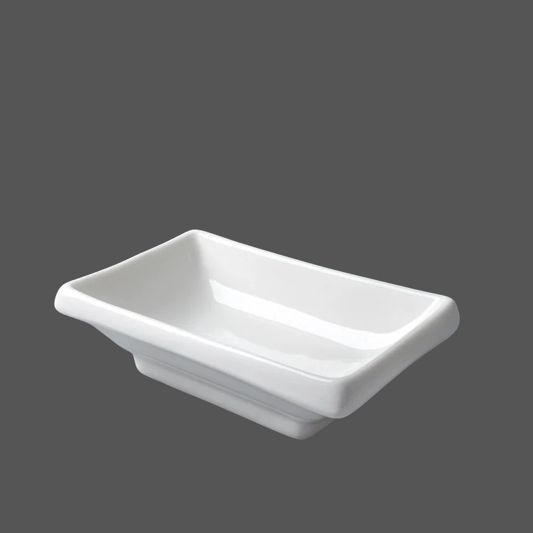 Pure White Ceramic Sauce Dish - X011307