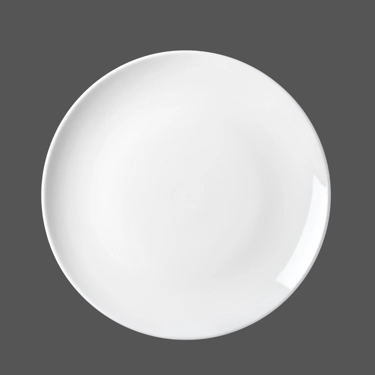 Pure White Ceramic Plate - X011001