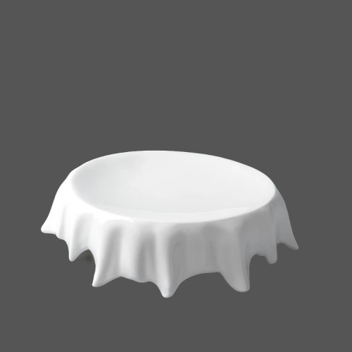 Pure White Ceramic Plate - X011144