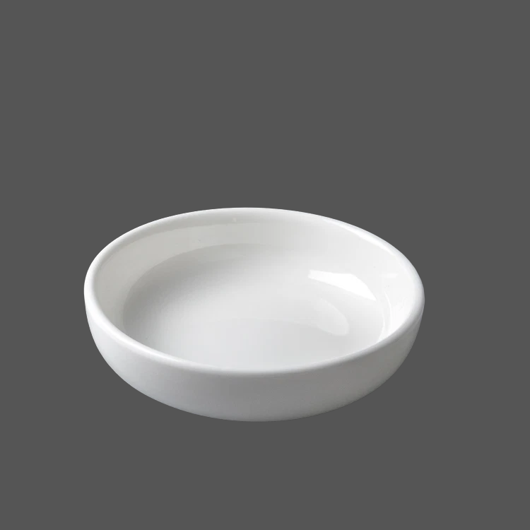 Pure White Ceramic Sauce Dish - X011306