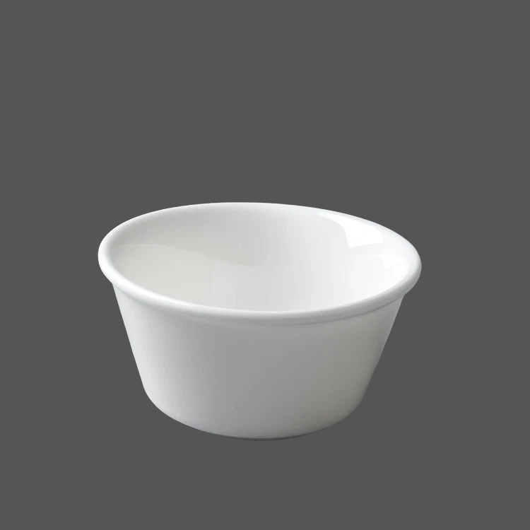 Pure White Ceramic Sauce Dish - X011323