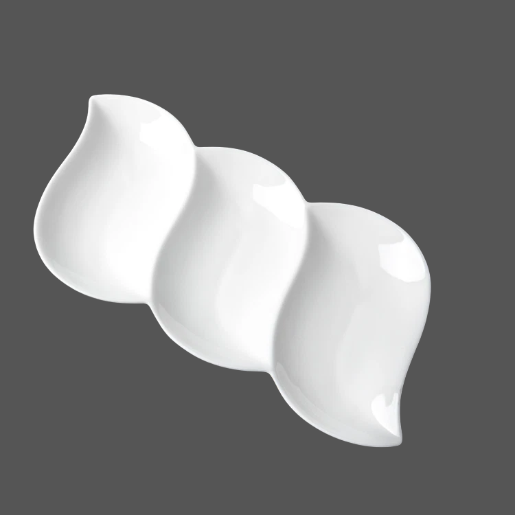 Pure White Ceramic Plate - X011166