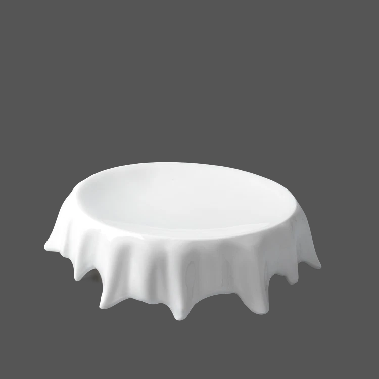 Pure White Ceramic Plate - X011144