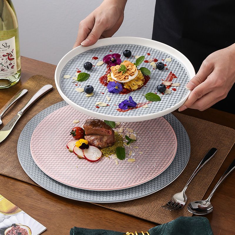 Creative Stylish Dinner Steak Plate Display Tray