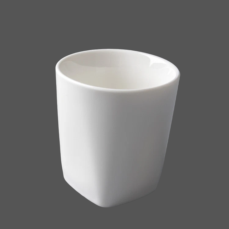 Pure White Ceramic Cup - X011463