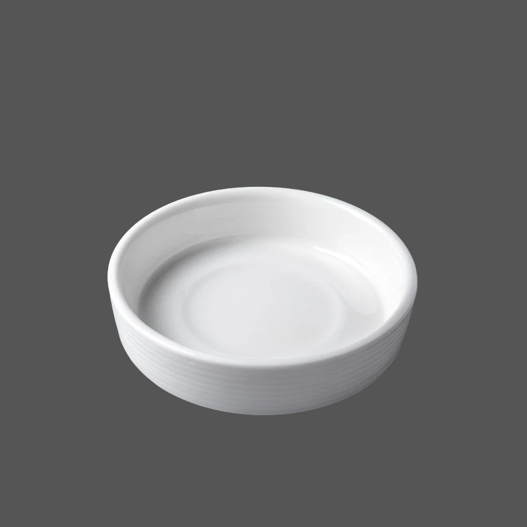 Pure White Ceramic Sauce Dish - X011304