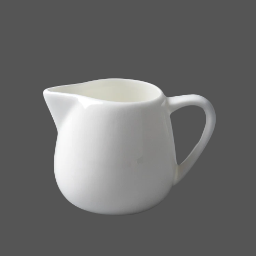Pure White Ceramic Milk Pot - X011384