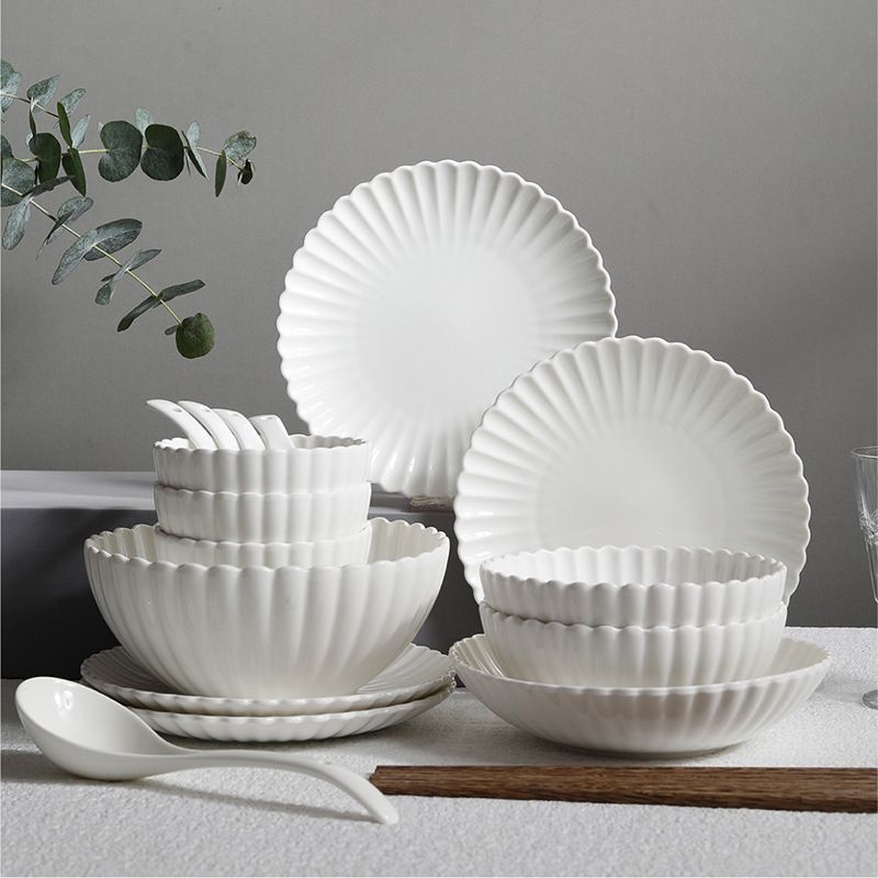 Art Tableware Set - Flower Shaped Creative Tableware Set