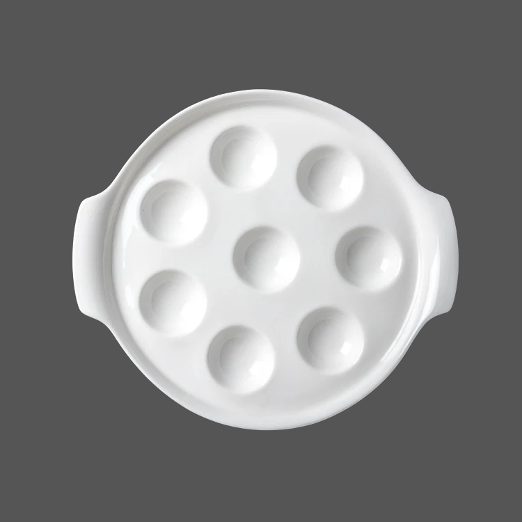 Pure White Ceramic Plate - X011145