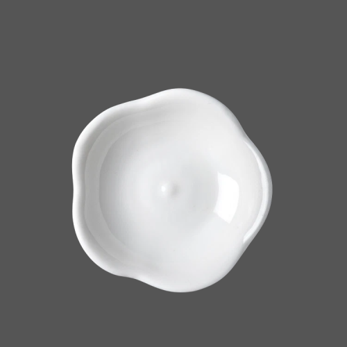 Pure White Ceramic Sauce Dish - X011295